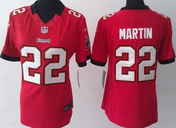 Cheap Women Nike Tampa Bay Buccaneers 22 Doug Martin Red LIMITED Jerseys