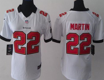 Cheap Women Nike Tampa Bay Buccaneers 22 Doug Martin White LIMITED Jerseys