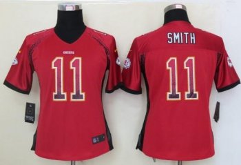 Cheap Women Nike Kansas City Chiefs 11 Alex Smith Red Drift Fashion Elite NFL Jerseys