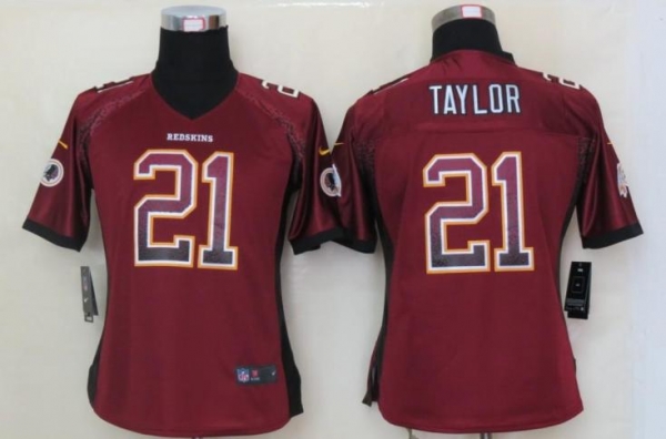 Cheap Women Nike Washington Redskins 21 Sean Taylor Red Drift Fashion Elite NFL Jerseys 2013 New