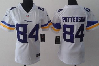 Cheap Women Nike Minnesota Vikings 84 Cordarrelle Patterson White NFL Jerseys