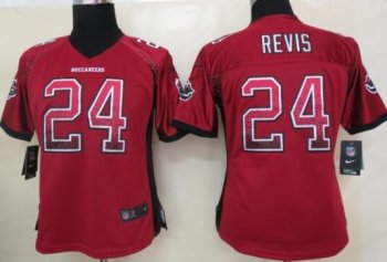 Cheap Women Nike Tampa Bay Buccaneers 24 Darrelle Revis Red Drift Fashion Elite NFL Jerseys