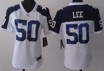 Cheap Women Nike Dallas Cowboy 50 Sean Lee White Thanksgivings NFL Jerseys