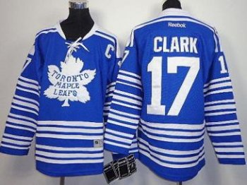 Kids Toronto Maple Leafs 17 Wendel Clark Blue NHL Jerseys For Sale