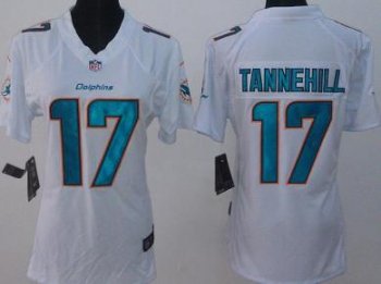 Cheap Women Nike Miami Dolphins 17 Ryan Tannehill White Limited NFL Jerseys New Style