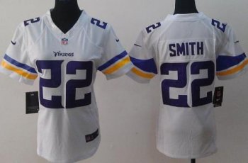 Cheap Women Nike Minnesota Vikings 22 Harrison Smith White Limited NFL Jerseys New Style