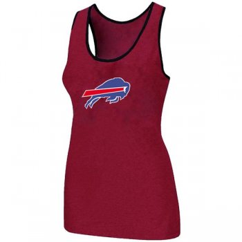 Cheap Women Nike NFL Buffalo Bills Ladies Big Logo Tri-Blend Racerback stretch Tank Top Red