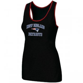 Cheap Women Nike NFL New England Patriots Heart & Soul Tri-Blend Racerback stretch Tank Top Black