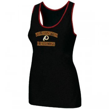 Cheap Women Nike NFL Washington Red Skins Heart & Soul Tri-Blend Racerback stretch Tank Top Black