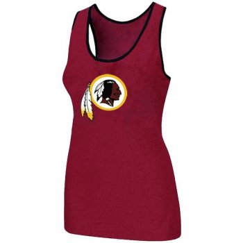 Cheap Women Nike NFL Washington Red Skins Ladies Big Logo Tri-Blend Racerback stretch Tank Top Red