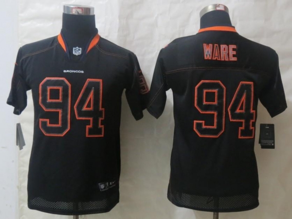 Kids Nike Dallas Cowboys 94 DeMarcus Ware Lights Out Black NFL Jerseys Cheap