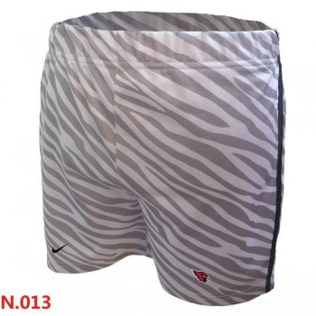 Cheap NFL Arizona Cardinals Nike Embroidered team logo women Zebra stripes Shorts