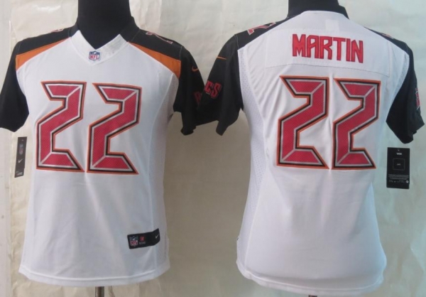 Cheap Women Nike Tampa Bay Buccaneers 22 Doug Martin White Limited NFL Jerseys