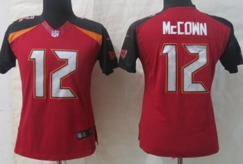 Cheap Women Nike Tampa Bay Buccaneers 12 Josh McCown Red Limited NFL Jerseys