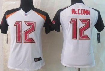 Cheap Women Nike Tampa Bay Buccaneers 12 Josh McCown White Limited NFL Jerseys