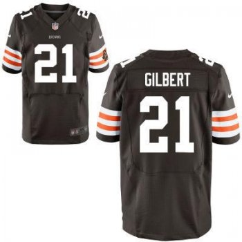 Nike Cleveland Browns 21 Justin Gilbert Brown Elite NFL Jerseys Cheap