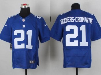 Nike New York Giants 21 Dominique Rodgers Cromartie Blue Elite NFL Jerseys Cheap