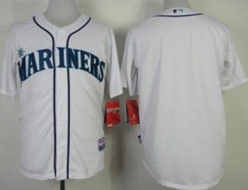 Seattle Mariners Blank White Cool Base MLB Jersey Cool Base MLB Jersey Cheap