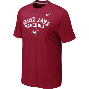 Nike MLB Toronto Blue Jay 2014 Home Practice T-Shirt - Red Cheap