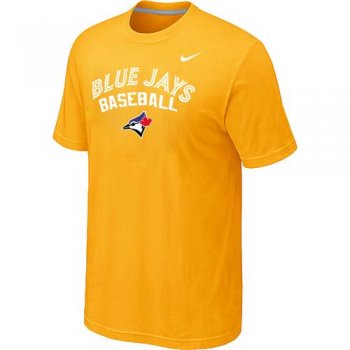 Nike MLB Toronto Blue Jay 2014 Home Practice T-Shirt - Yellow Cheap