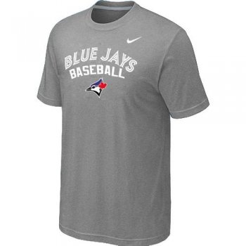 Nike MLB Toronto Blue Jay 2014 Home Practice T-Shirt - Light Grey Cheap