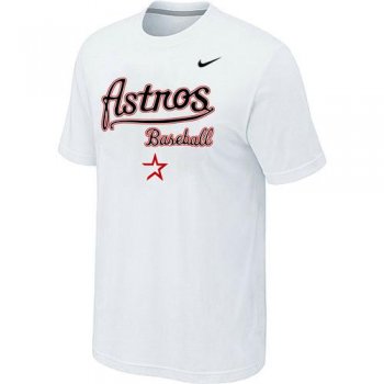 Nike MLB Houston Astros 2014 Home Practice T-Shirt - White Cheap