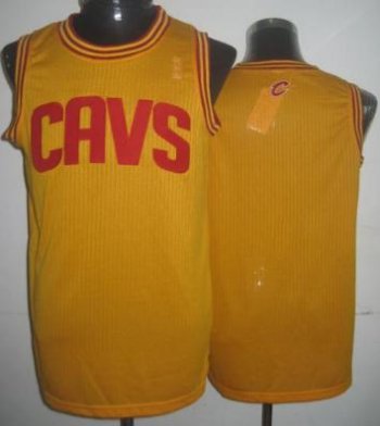 Cleveland Cavaliers Blank Yellow Revolution 30 NBA Jerseys Cheap