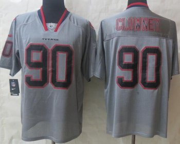 Nike Houston Texans 90 Jadeveon Clowney Lights Out Grey Elite Jerseys Cheap