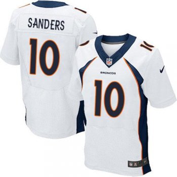 Nike Denver Broncos #10 Emmanuel Sanders White Elite NFL Jersey Cheap