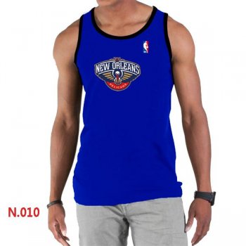 NBA New Orleans Pelicans Big & Tall Primary Logo Blue Tank Top Cheap