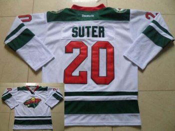 Minnesota Wild 20 Ryan Suter White NHL Hockey Jerseys Cheap