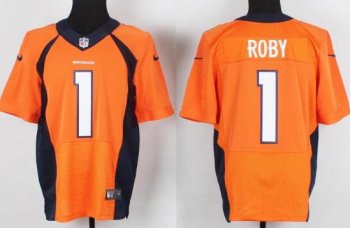 Nike Denver Broncos 1 Bradley Roby Orange Elite NFL Jerseys Cheap