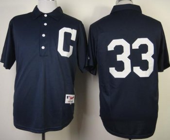 Cleveland Indians 33 Nick Swisher 1902 Turn Back The Clock Blue MLB Jerseys Cheap