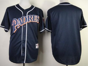 San Diego Padres Blank 1998 Turn Back The Clock Blue MLB Jerseys Cheap