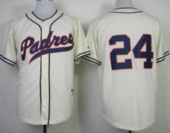 San Diego Padres 24 Cameron Maybin 1948 Turn Back The Clock Cream MLB Jerseys Cheap