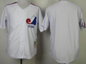 Montreal Expos Blank White MLB Jerseys Cheap