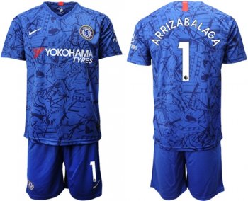 Chelsea #1 Arrizabalaga Home Soccer Club Jersey