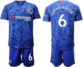 Chelsea #6 Drink Water Home Soccer Club Jersey