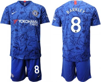 Chelsea #8 Barkley Home Soccer Club Jersey