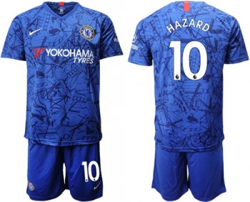 Chelsea #10 Hazard Home Soccer Club Jersey