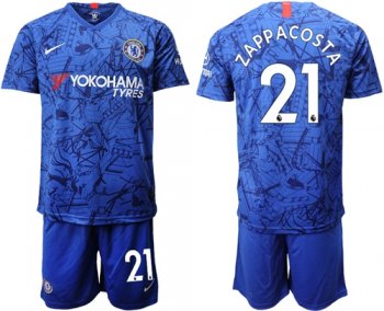 Chelsea #21 Zappa Costa Home Soccer Club Jersey