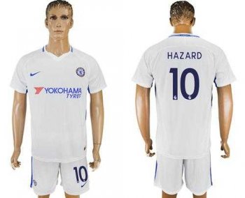 Chelsea #10 Hazard Away Soccer Club Jersey