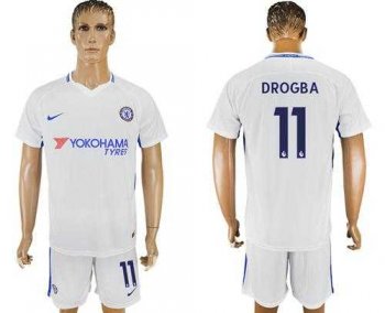 Chelsea #11 Drogba Away Soccer Club Jersey