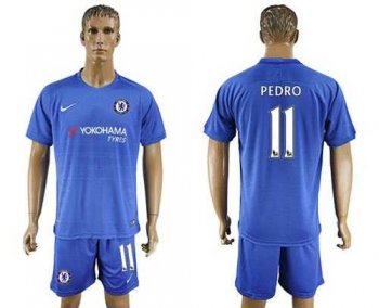 Chelsea #11 Pedro Home Soccer Club Jersey