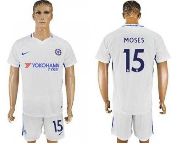 Chelsea #15 Moses Away Soccer Club Jersey