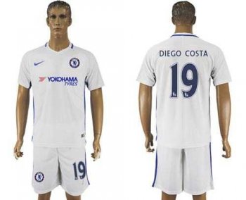 Chelsea #19 Diego Costa Away Soccer Club Jersey