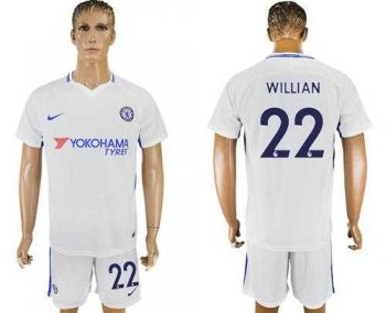 Chelsea #22 Willian Away Soccer Club Jersey