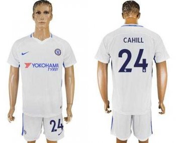 Chelsea #24 Cahill Away Soccer Club Jersey