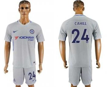 Chelsea #24 Cahill Sec Away Soccer Club Jersey