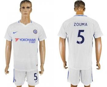 Chelsea #5 Zouma Away Soccer Club Jersey